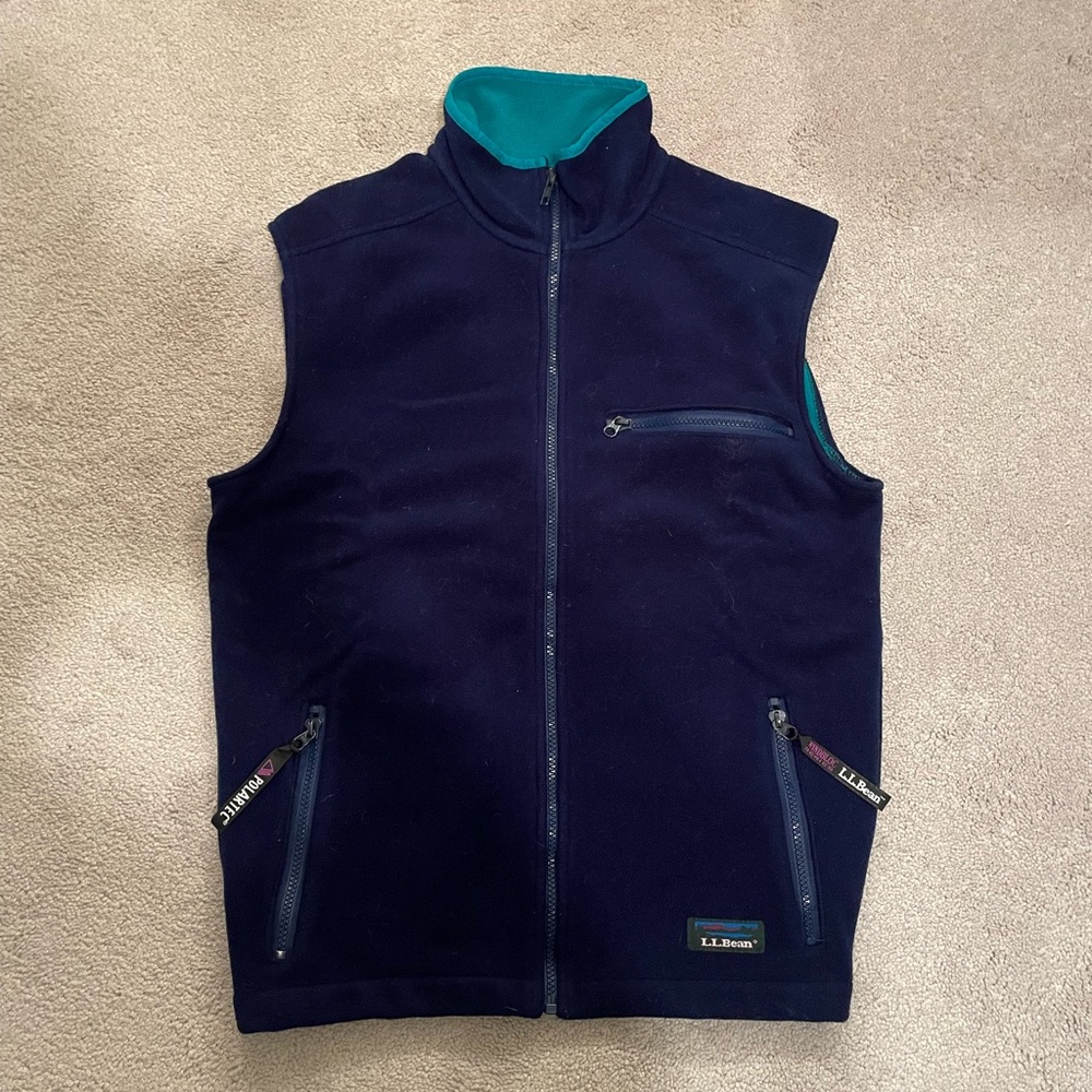 L.L. Bean Vintage Fleece Vest Men’s M